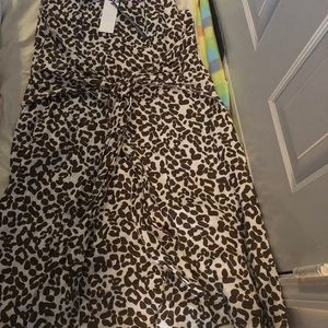 PIAZZA DEL TEMPIO LEOPARD BL/wh, NWT SZ SMALL